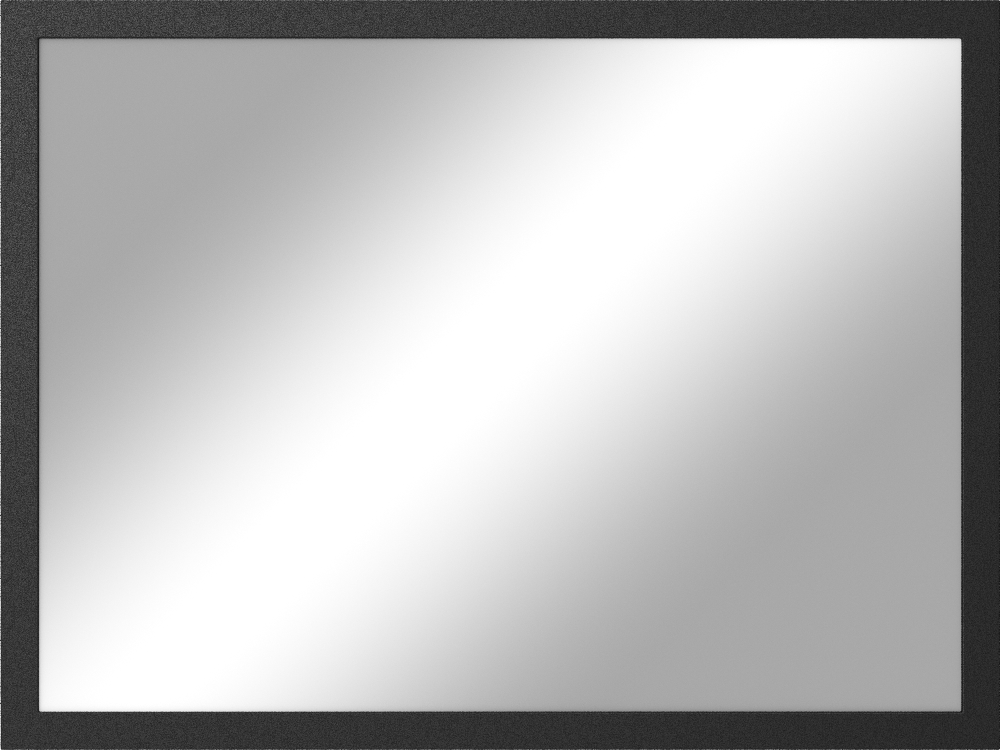 Зеркало STWORKI Брамминг 60х80 черное