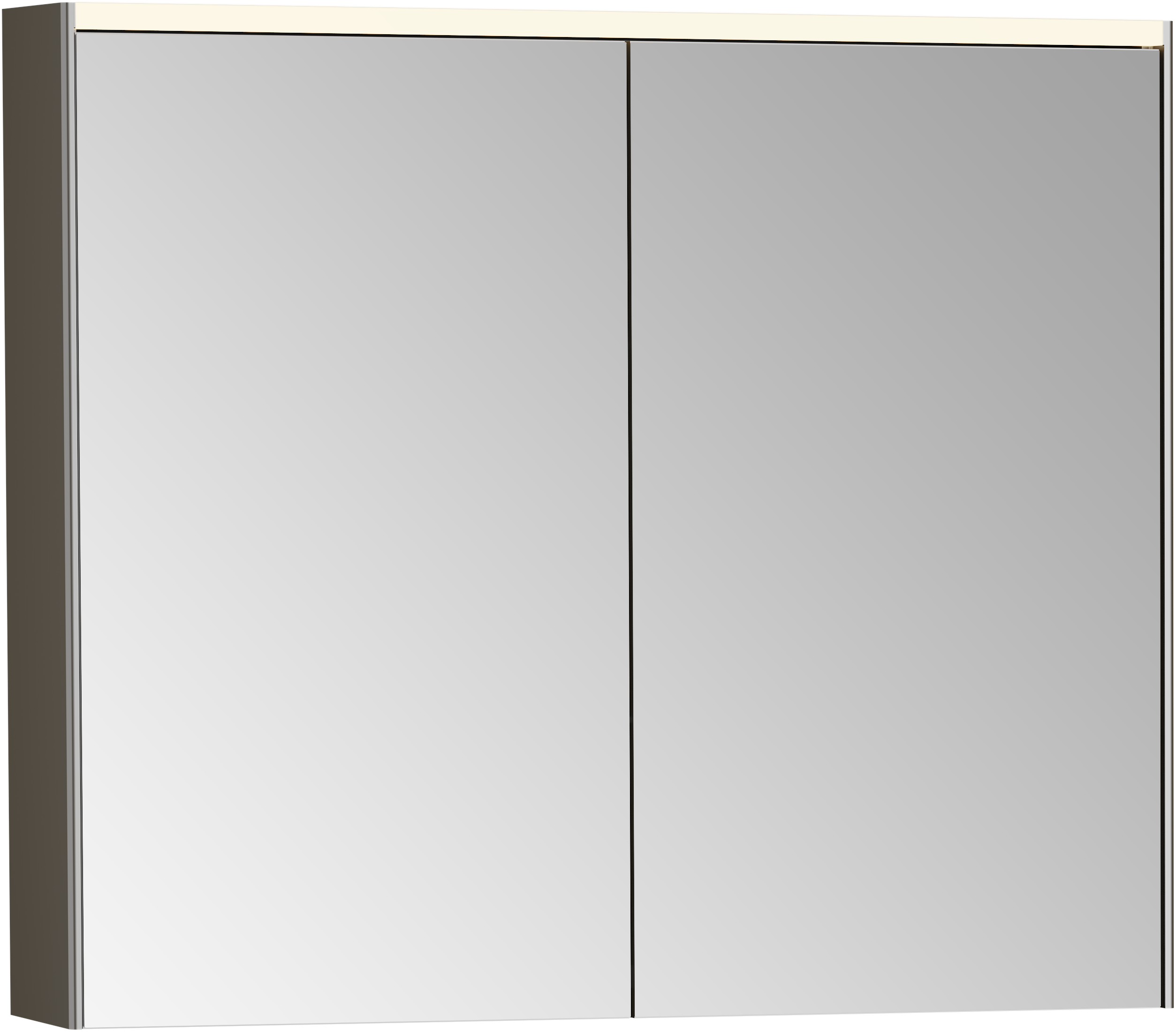 Зеркало-шкаф VitrA Core 80 с подсветкой, антрацит