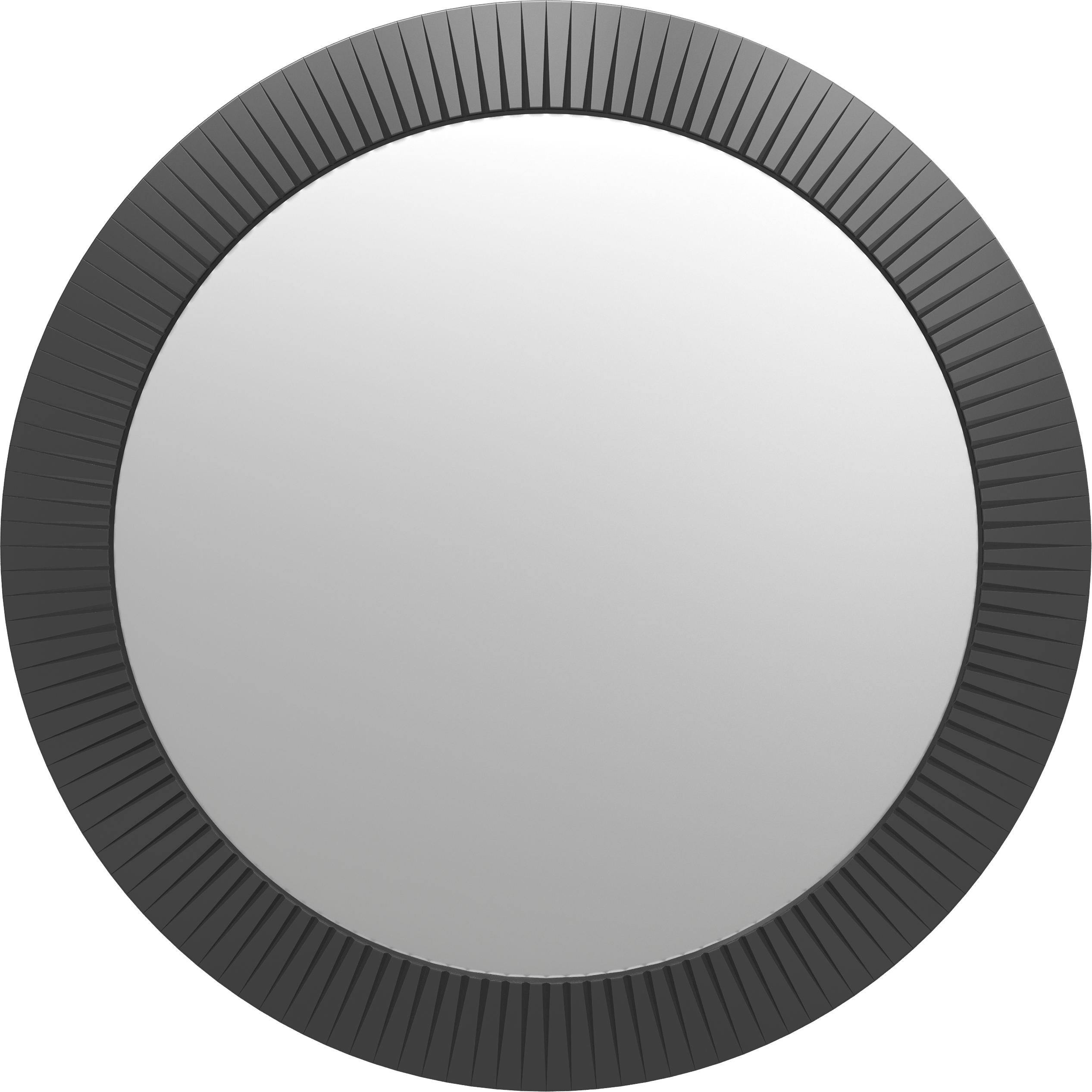 Зеркало круглое STWORKI Молде 100 антрацит матовый