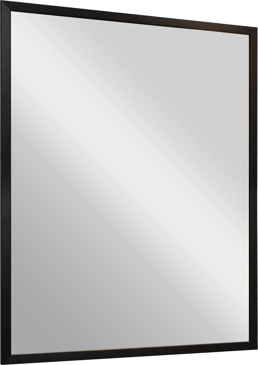 Зеркало STWORKI Брамминг 70х90 черное