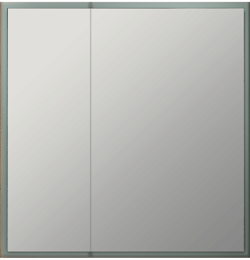 Зеркало-шкаф STWORKI Стокгольм МВК082 80 с подсветкой, прямоугольное, белое