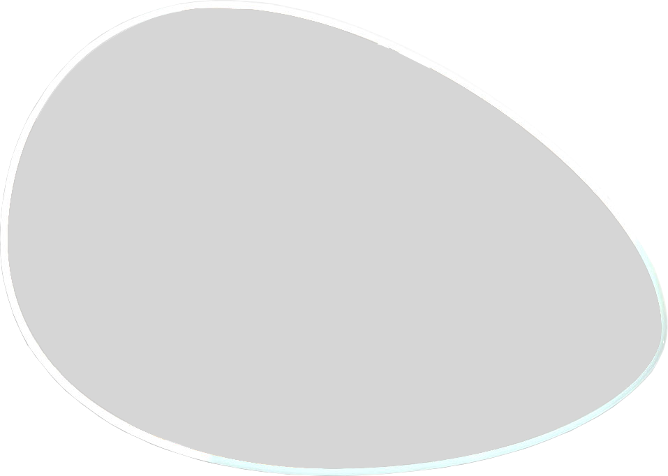 Зеркало STWORKI Скаген 92 с подсветкой, белое, инфракрасное управление, овальное