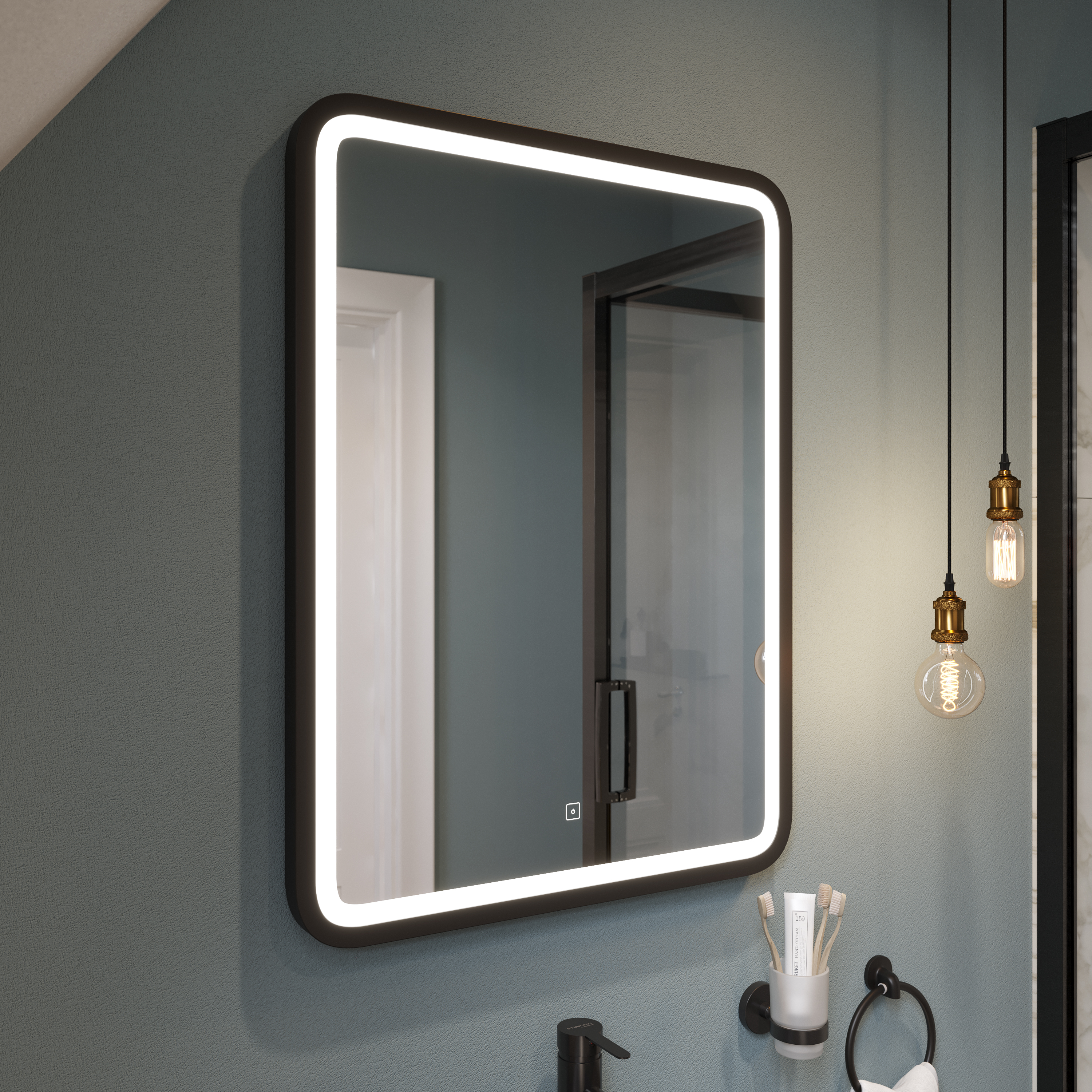 Зеркало DIWO Оренбург 60 с подсветкой