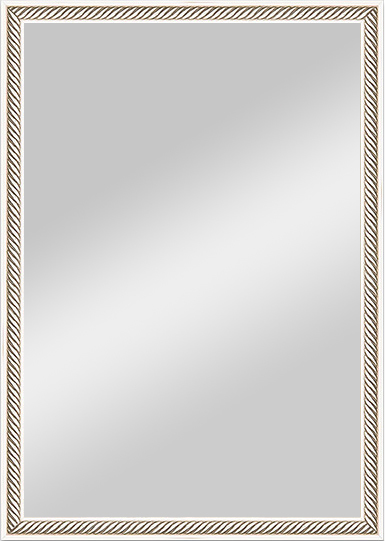 Зеркало Evoform BY 0622 48x68 см витое серебро