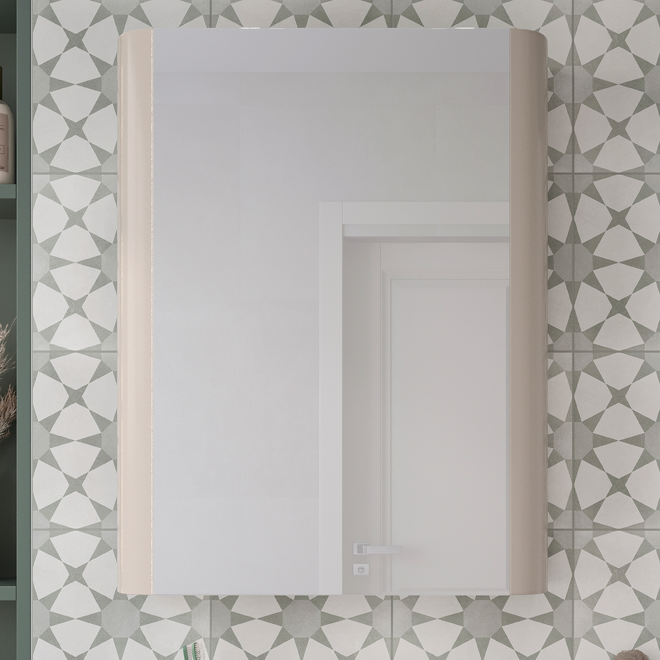 Зеркало-шкаф VOQ Bold 55 premium mink