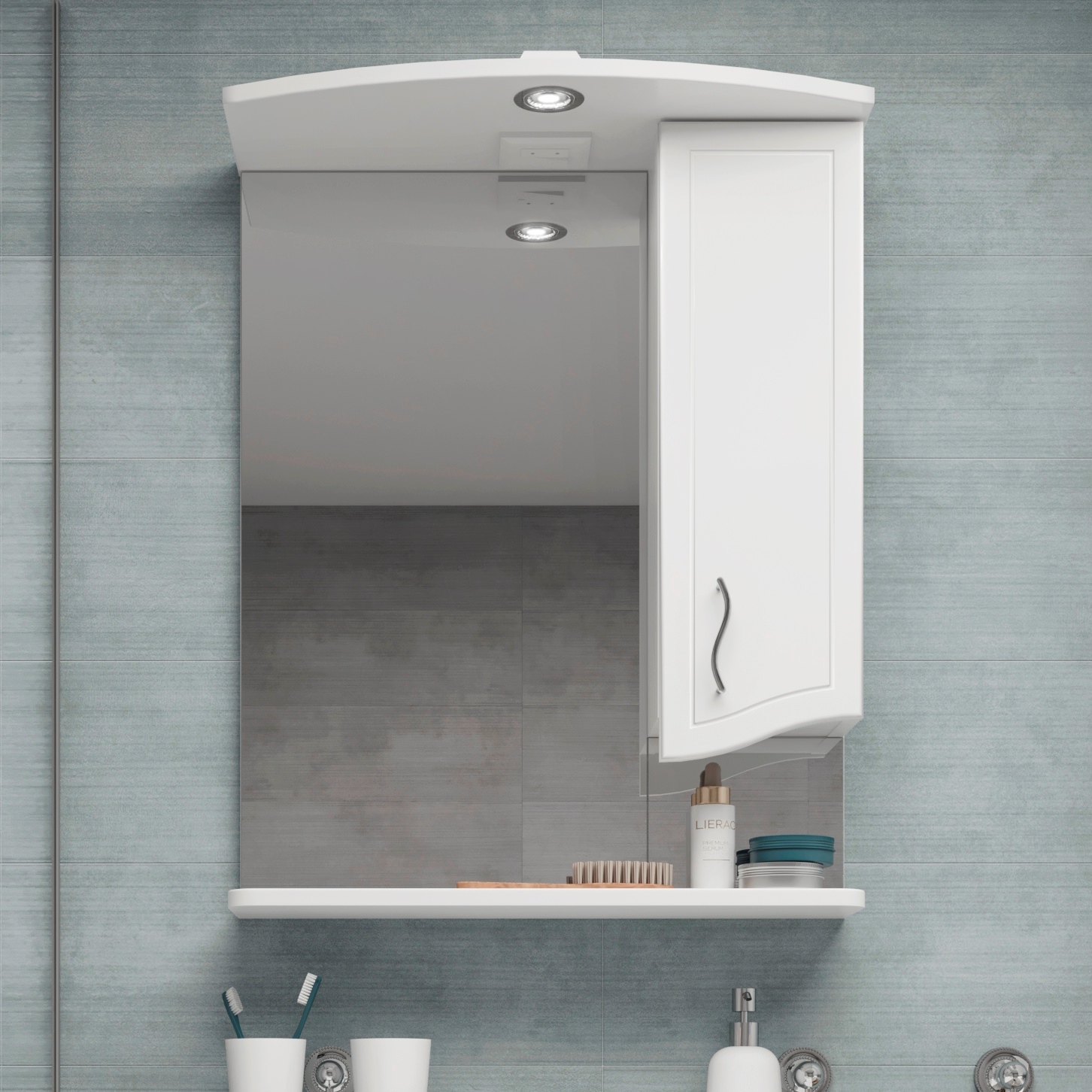 Зеркало DIWO Переславль R, 60